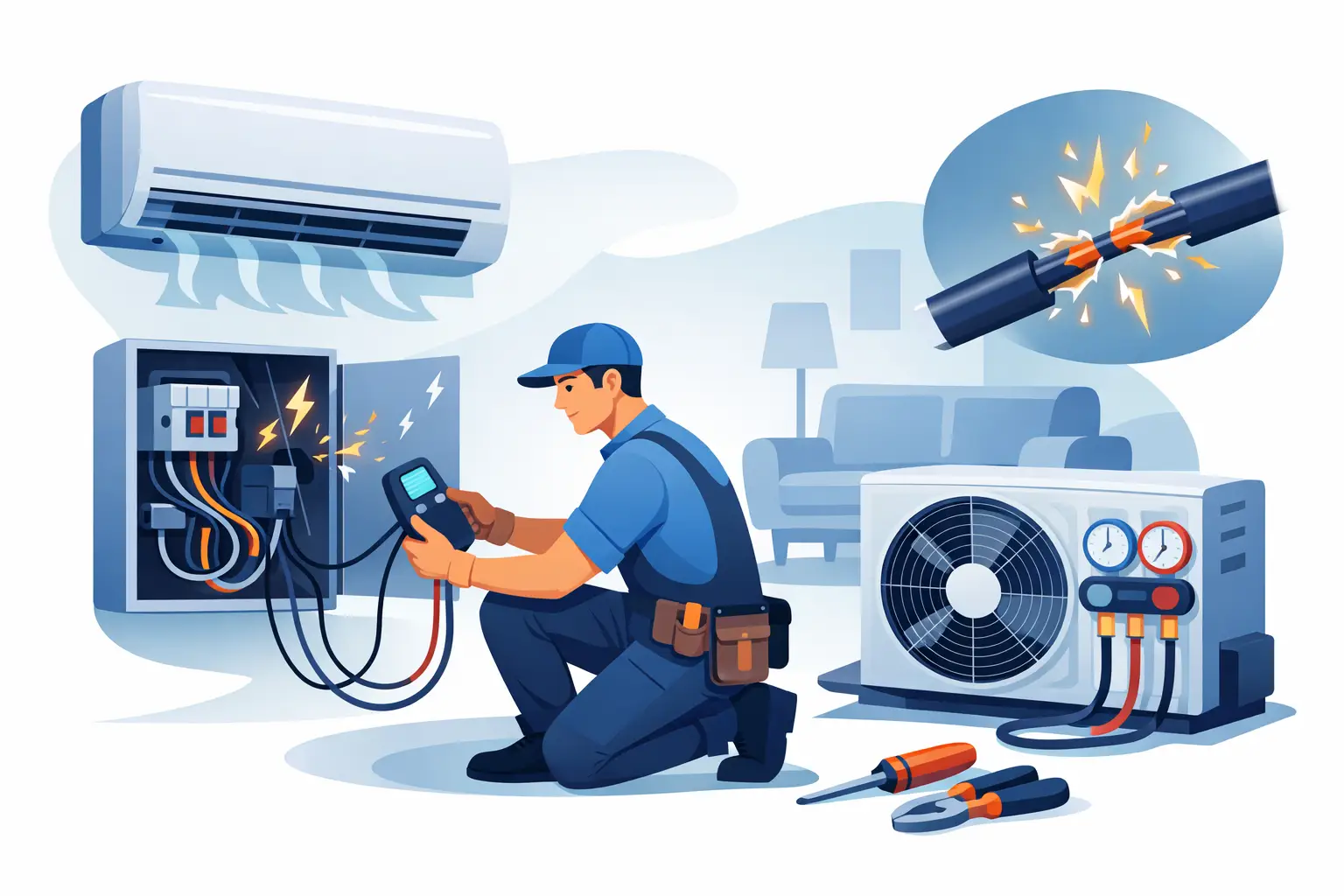 AC Electrical Fault Repair: What to Expect