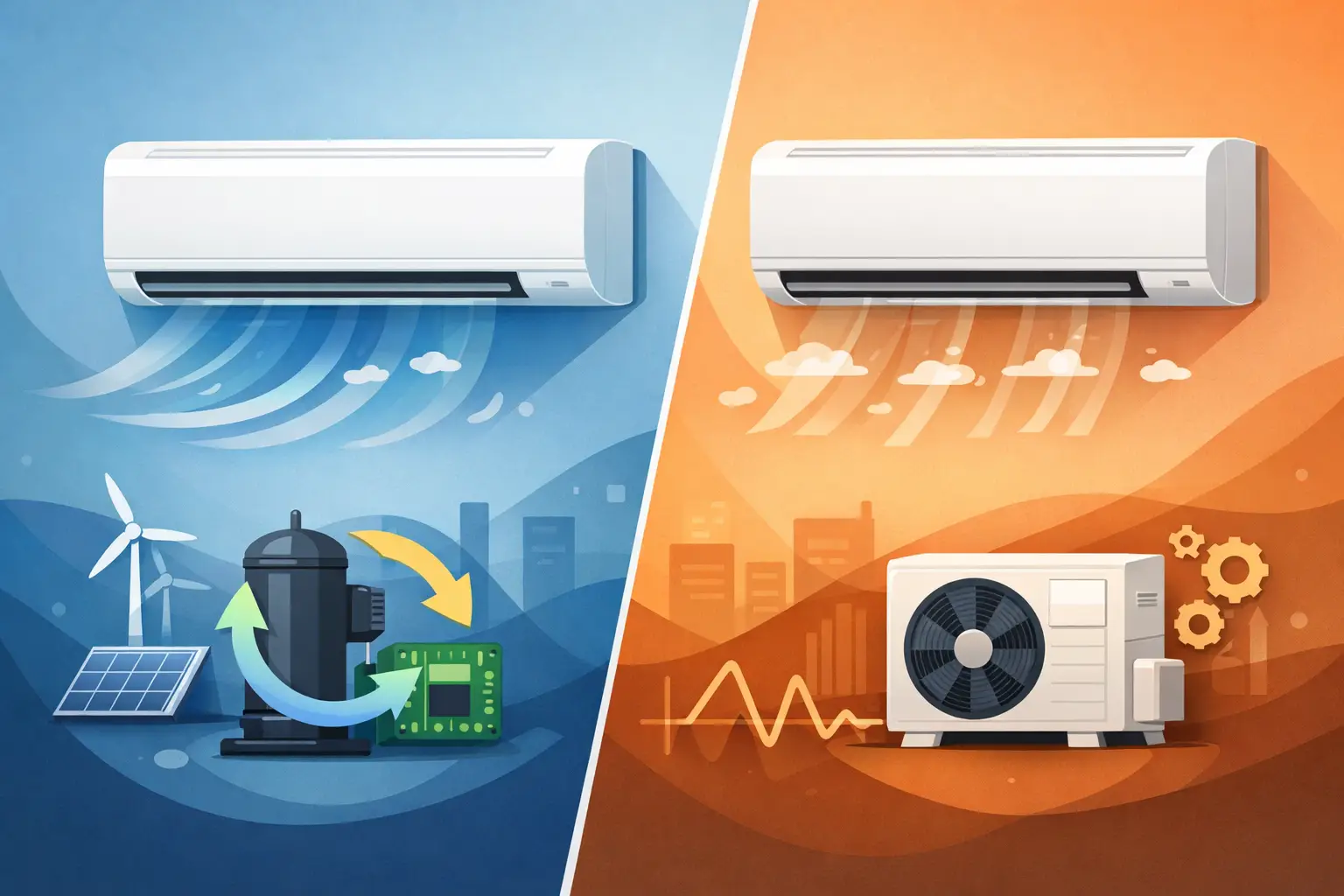 Compare Inverter and Non-Inverter ACs
