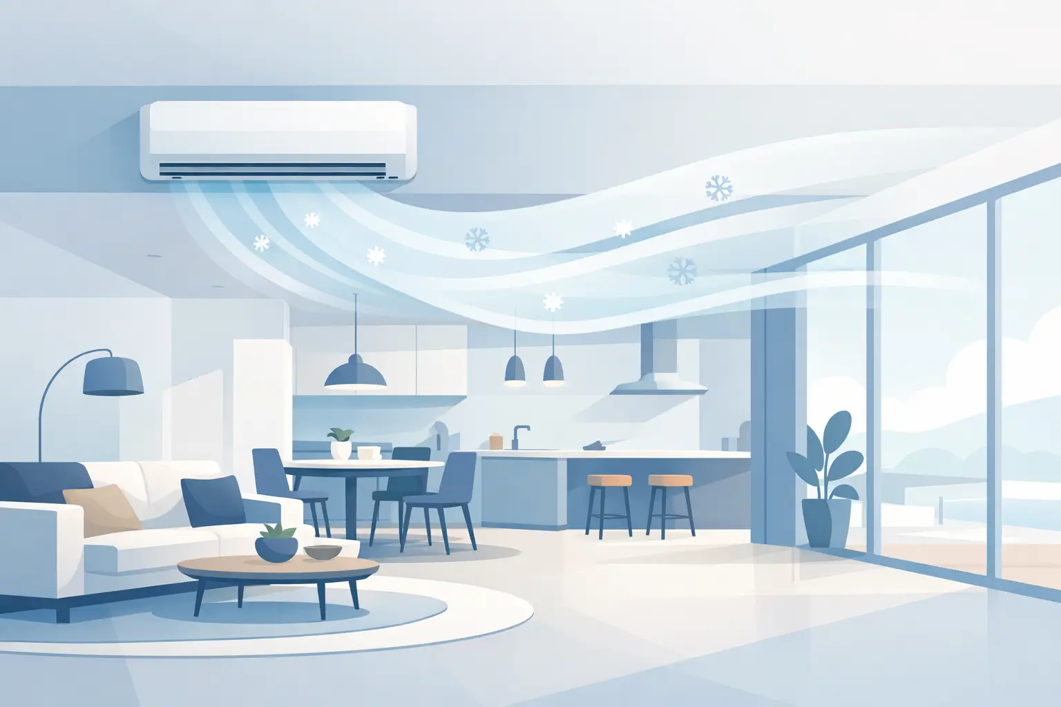 Best AC for Open Plan Living Spaces
