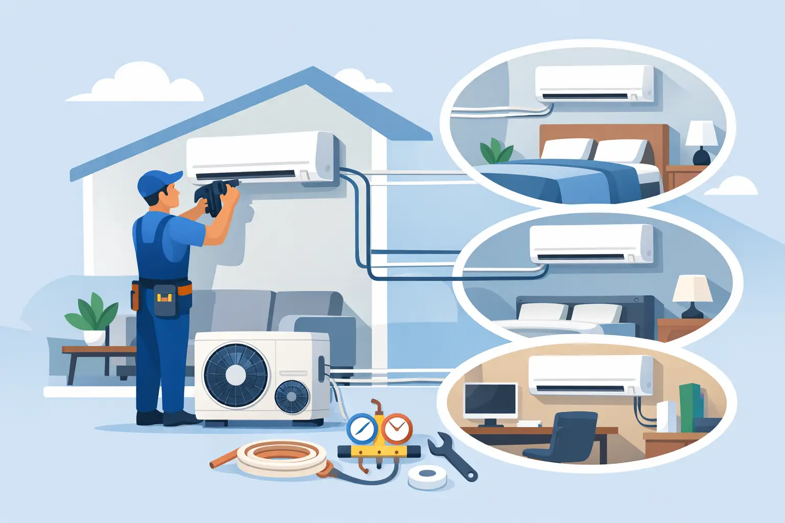 Multi Split Installation Guide for Homes