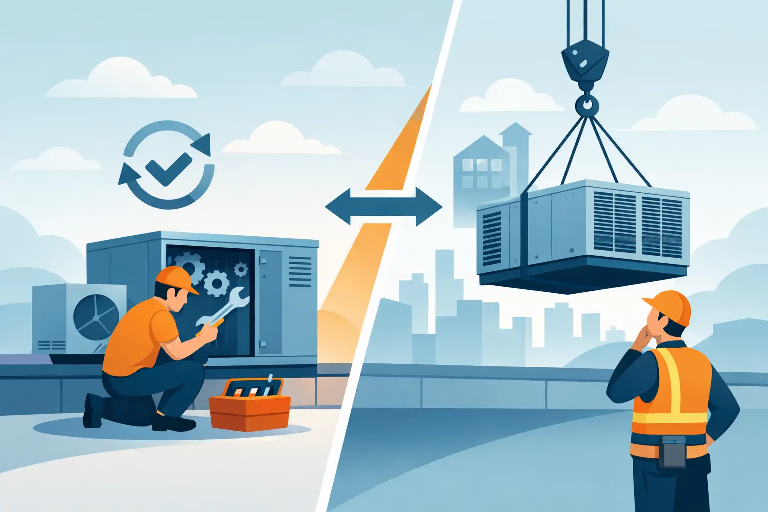 Repair vs Replace Commercial HVAC