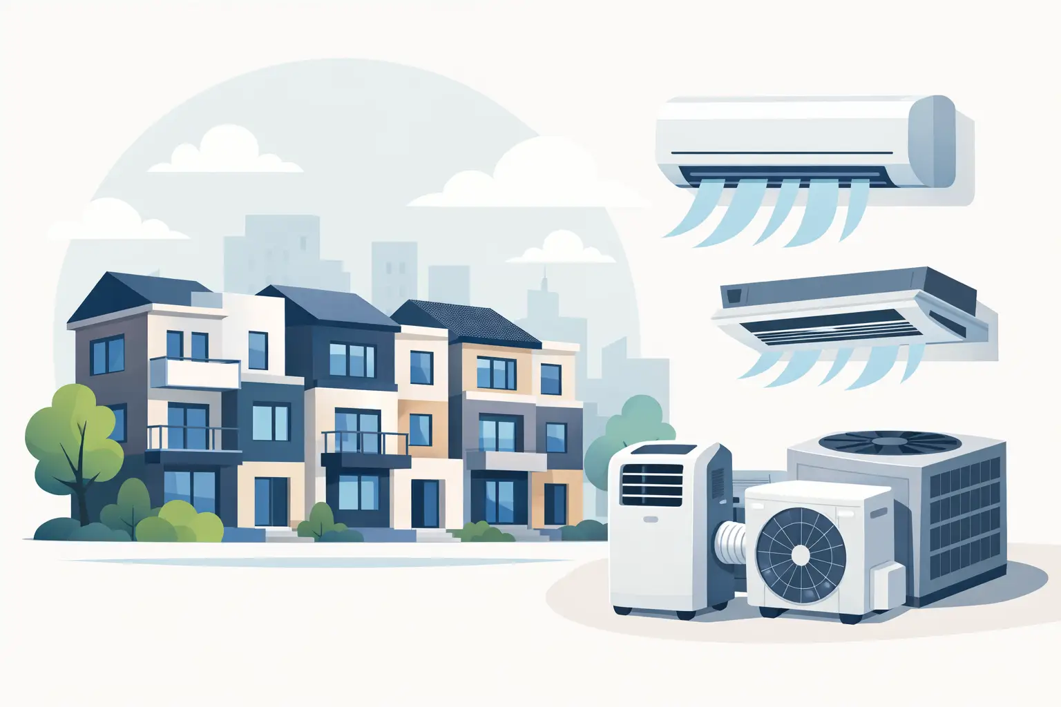 Best Aircon Options for Townhouses Compared