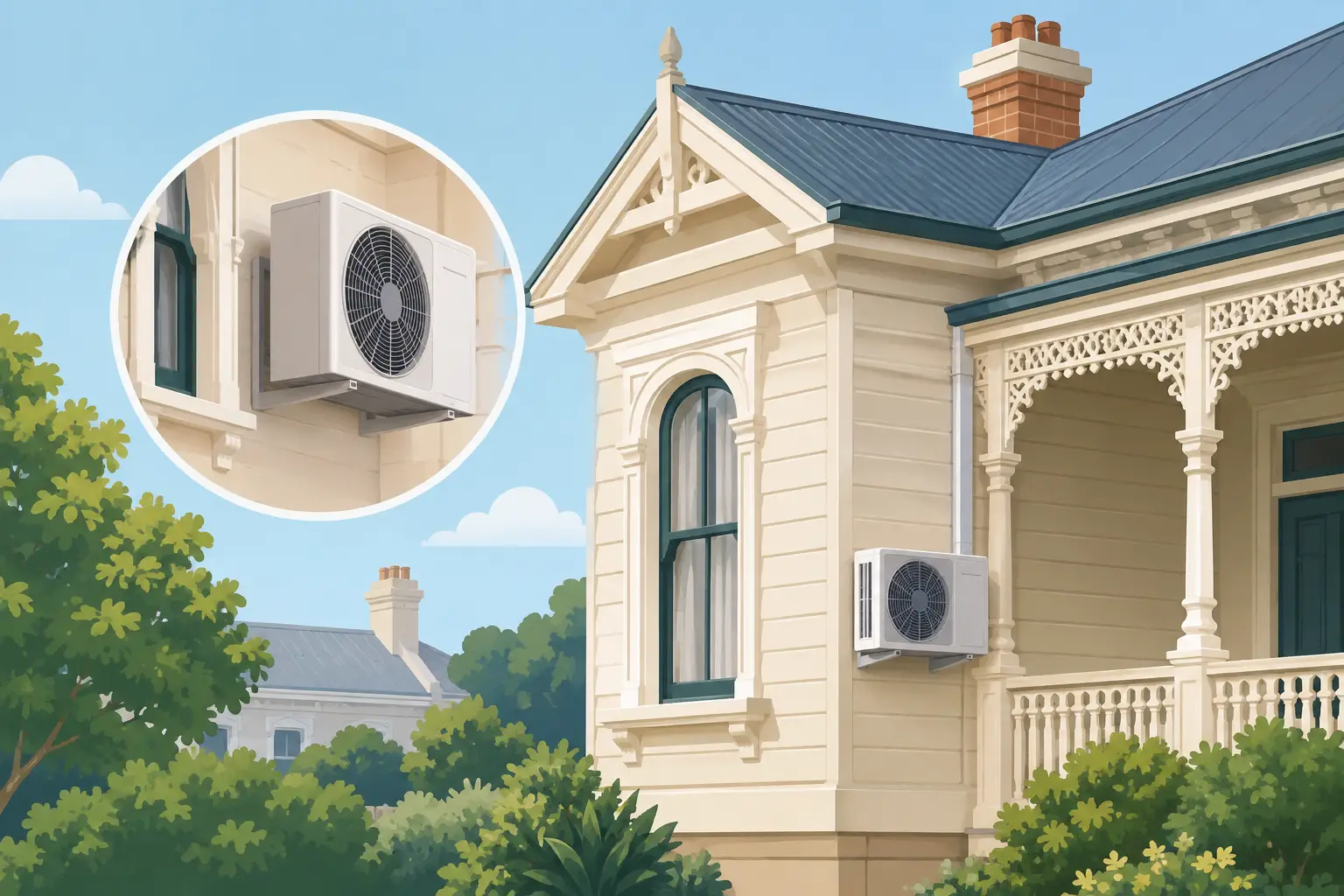 Best Aircon for Heritage Homes Without Damage