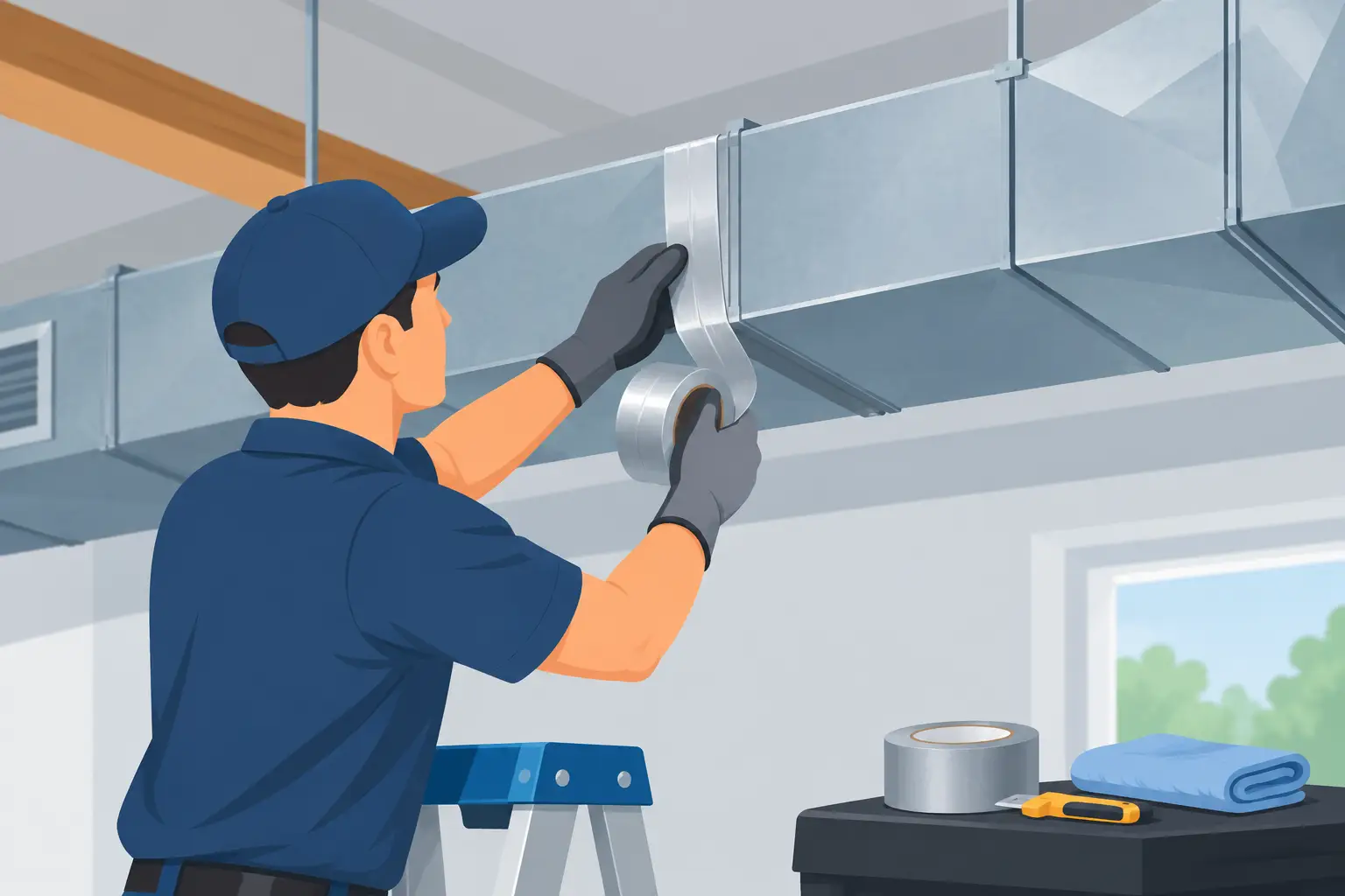 How to Seal Leaking Ductwork the Right Way